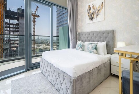 자다의 넓고 완비된 1베드룸