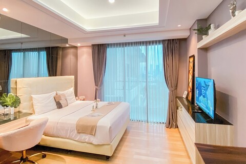 캐피톨 스위트의 넓은 스튜디오 아파트먼트