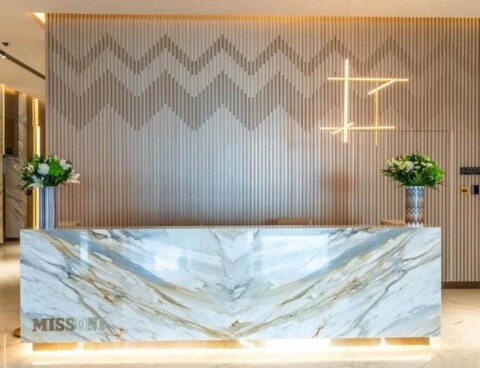 비즈니스 베이의 주요 위치에 있는 세련된 2베드룸 아파트