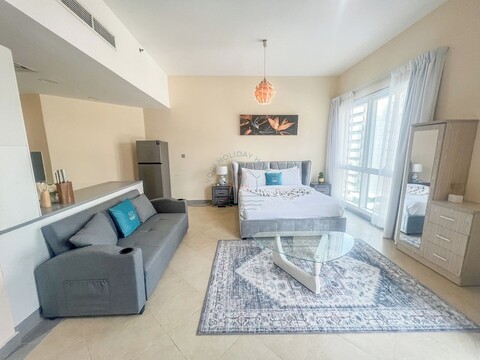 도시 전망이 있는 아늑한 스튜디오, 커플에게 완벽함