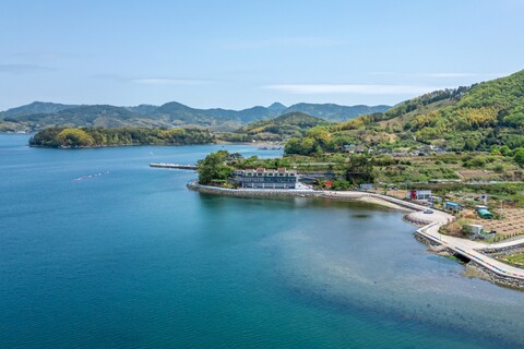 거제 노을 담은 해안