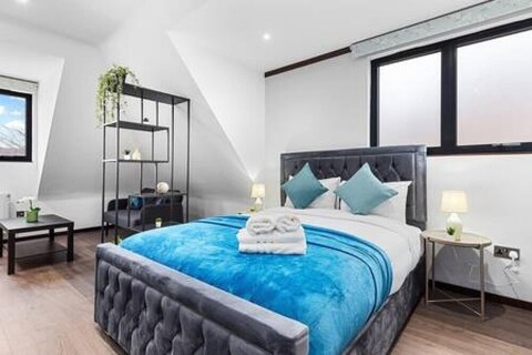 북런던의 넓고 고급스러운 2인용 스위트
