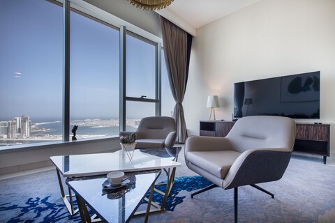 메종 프리베 - 팜 엔트리의 시 뷰가 있는 시크 코스탈 겟어웨이