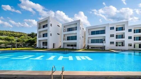 포항 화이트7 애견 풀빌라