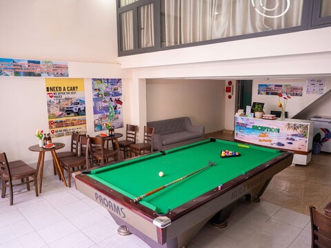 부 비치 호스텔, 24시간 리셉션 및 무료 당구대