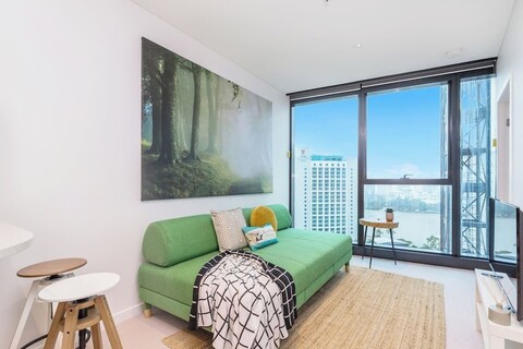 스카이 하트 오브 BNE 시티 침실 2개 아파트 풀, 체육관 Qbn222-18