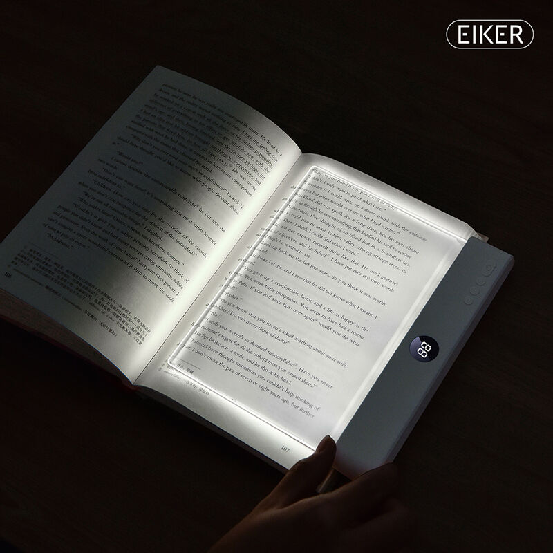 EIKER 무선 LED 북라이트 충전식 독서 무드등 타이머 스탠드 조명