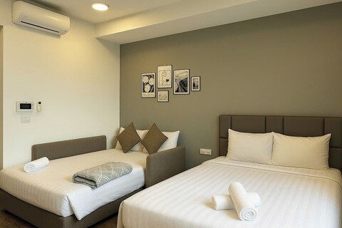 놀라운 CBD 리버게이트 아파트먼트 및 수영장