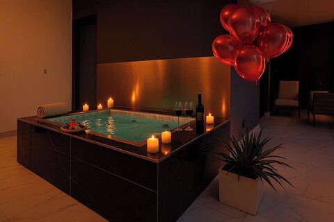 부르즈 할리파 근처의 호화로운 2-베드룸 오아시스