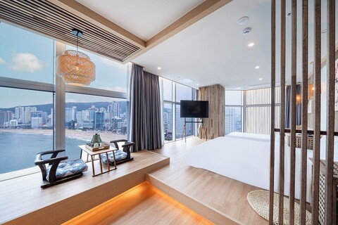 부산 광안리 호텔 료칸 바다다