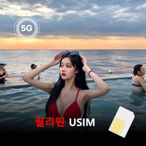 [유심칩] [통큰무제한] 필리핀 유심 USIM 데이터 매일 속도 제한 없이 완전 무제한