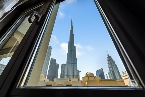 두라니 홈즈 - 럭셔리 리빙, 수크 알 바하르, 부르즈 칼리파 및 부분 분수 전망