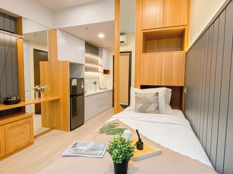 시크 앤드 아늑한 스튜디오 앳 아파트먼트 트랜스파크 치부부르