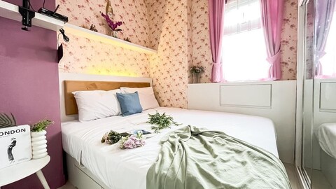 그린 프라무카 시티, UNJ 근처의 컴팩트 2베드룸 아파트먼트