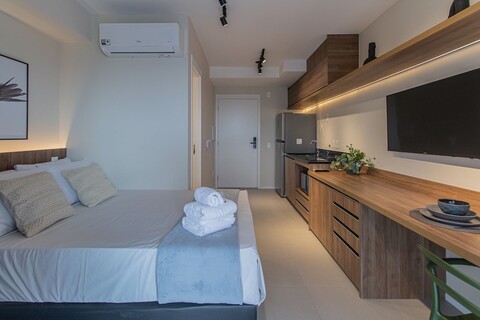 현대적인 리트리트, 알리안츠 파르케 근처 SP-P1909A