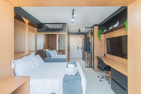 현대적인 숙소, 알리안츠 파르케 근처, Sp-p2408b