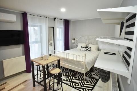 도심에 위치한 고층 숙소