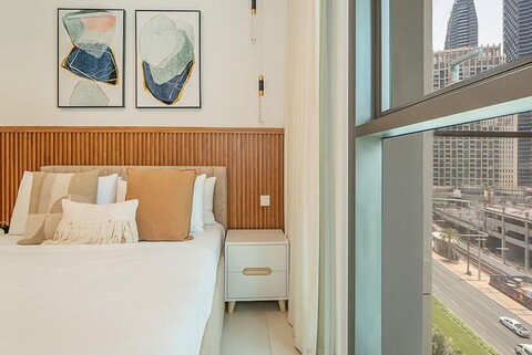 시크 1베드룸 부르즈 크라운, 불러바드 뷰