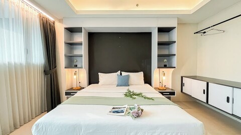 케망 빌리지의 인더스트리얼 시크 스튜디오 아파트먼트