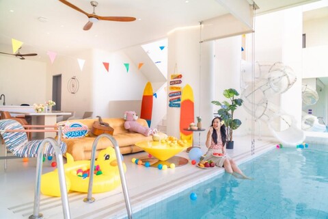 베어 빌라 · 풀 · 슬라이드 · KTV · 텝프라싯 근처