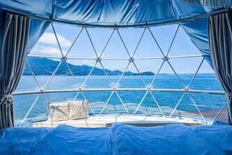 ITOSHIMA SDGs Village Chikyu MIRAI -海の大パノラマ-全室オーシャンビューのドームテント