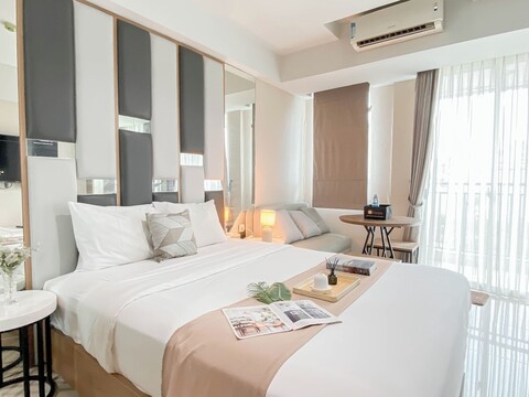 스프링힐 테라스 레지던스의 스칸디나비아 모던 스튜디오 아파트먼트