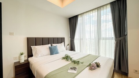 브란즈 BSD 시티 아파트먼트, 모노크롬 스타일 1베드룸