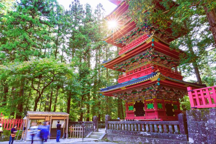 도쿄에서 니쿄시 일일 관광 코스 ★토소우구★이로하 산길 ★화엄 폭포 ★중찬사 -i