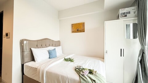 웨스트 비스타 아파트먼트의 모던하고 깔끔한 스튜디오 룸