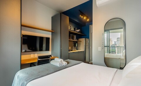 현대적이고 완전히 갖춰진 숙소, 메트로와 프라사 다 레푸블리카 근처 - 디엔알에스