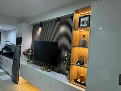 파사이 시티의 시크한 리트리트 - 스칸디나비아 스타일, 발코니 있음, 몰 오브 아시아 전망