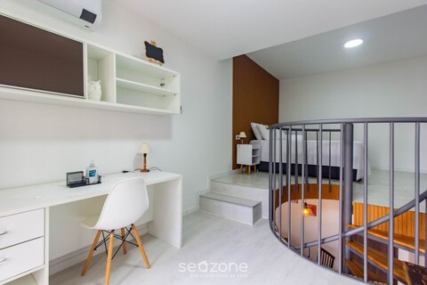 완비된 가구가 있는 아파트먼트, 수영장 있는 건물, 아베니다 파울리스타에서 몇 미터 거리