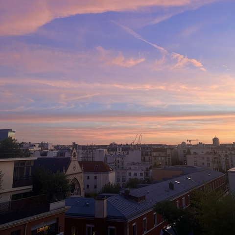 파리 오브샤 고층 테라스뷰 15구 원룸 독채 