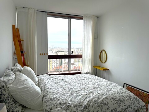 에펠탑 도보 10분 파리15구 코지 : Studio J