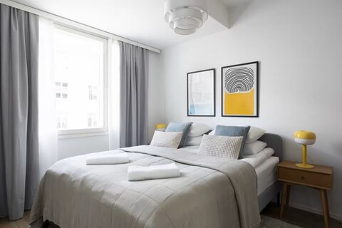 트렌디 칼리오에 위치한 새로운 스타일리시 1베드룸 아파트