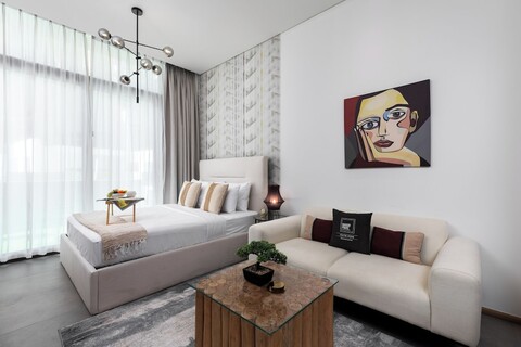 메종 프리베 - JVC의 발코니 있는 고요한 스튜디오 겟어웨이