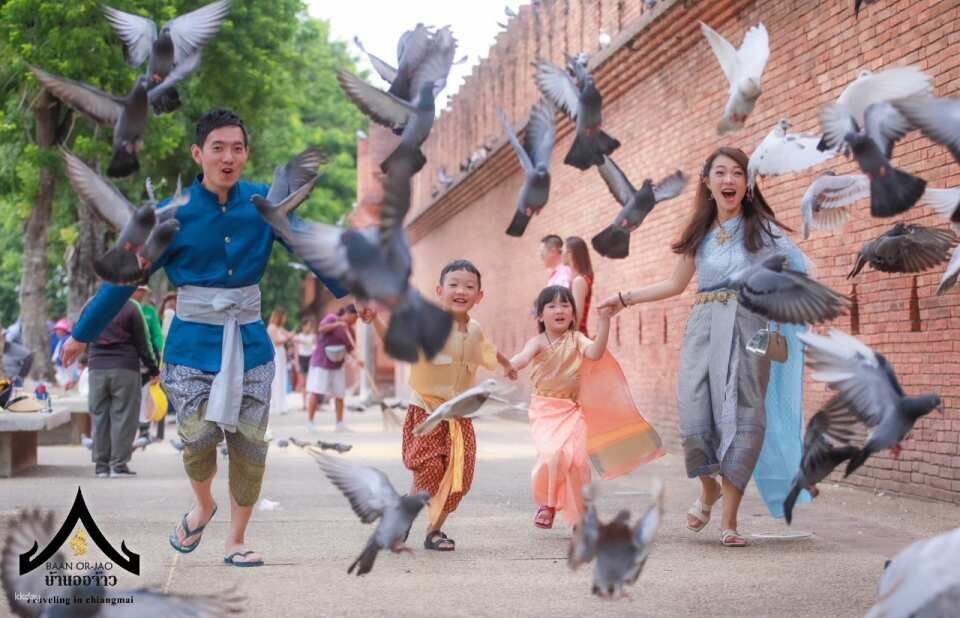 [기간 한정 30%할인] 치앙마이 반 오르자오 태국 전통의상 대여