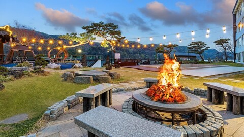 가평 남이섬 가람슬기 스파 수영장 펜션