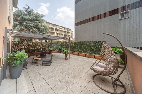 팔라초 칸디아니 디럭스 스튜디오, 테라스 있음