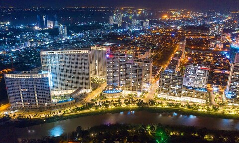 미드타운 푸미흥의 럭셔리 아파트먼트