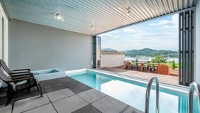 남해지몽 드로잉 풀빌라