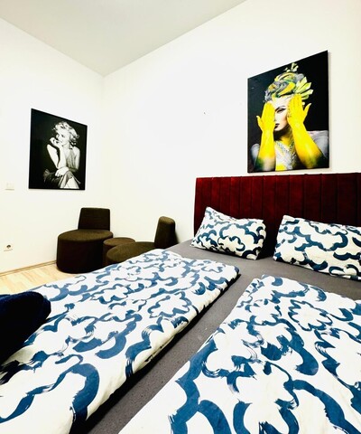 FAC 플라츠 근처의 4베드룸 아파트먼트, 8명 숙박 가능