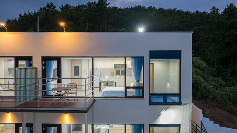 여수 밤바다의풍경