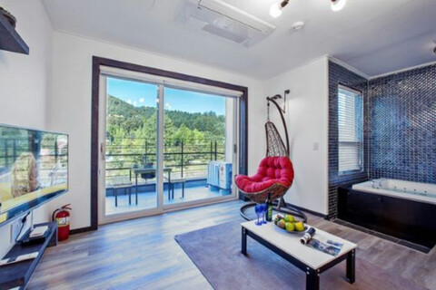 가평 엥겔베르그 계곡수영장 가족커플애견동반스파펜션