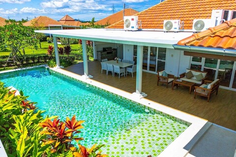 트로피컬 패밀리 빌라, 수영장과 정원 있음 ML103