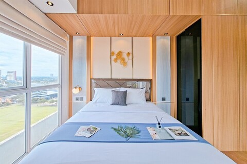 카사 데 파르코 아파트먼트의 우드톤 스튜디오