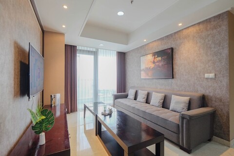 치푸트라 월드 1 아파트먼트의 우아한 어스 톤 3베드룸