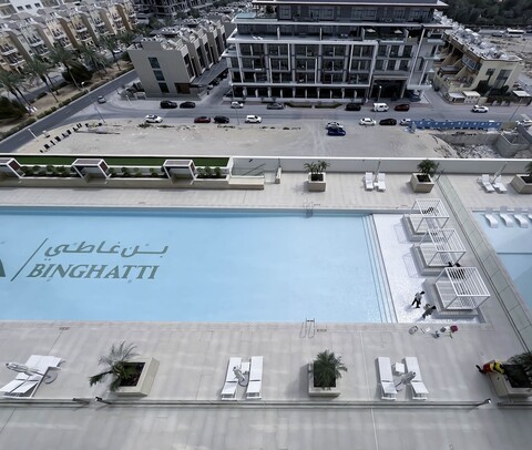 밝고 현대적인 1베드룸 빙하티 앰버 JVC 두바이