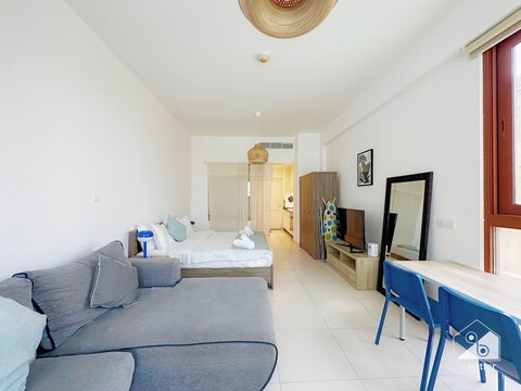 두바이 해변의 놀라운 팜 뷰 아파트