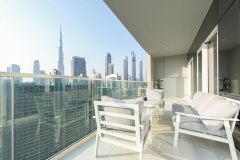 두바이 럭셔리 2베드룸 - 부르즈 칼리파 전망